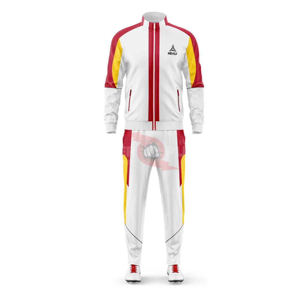 Power Punch HEALY Tracksuit Top Quality Men Soccer Tracksuit Jacket Full Zip Soccer Club Tracks