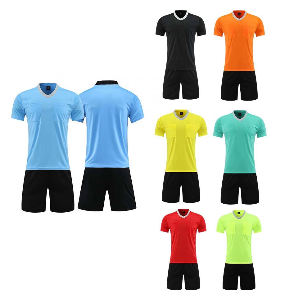 Power Punch Wholesale Custom Men x27 s Football Referee Jerseys Whistle Shirt Sets Multi-color  - Angle 5