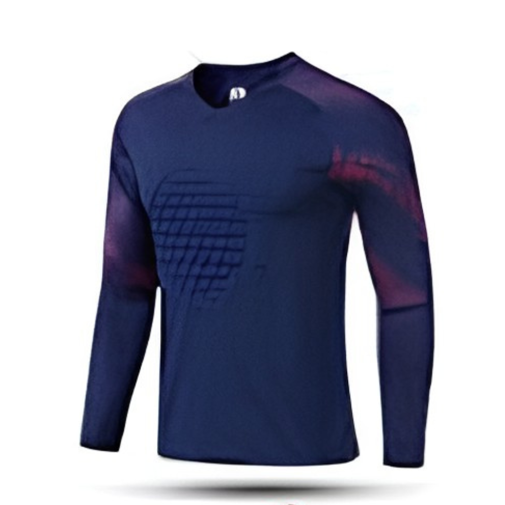 Power Punch Long Sleeve Custom Goalkeeper Jersey Front Logo 100 Polyester Unisex Adult Bulk Who