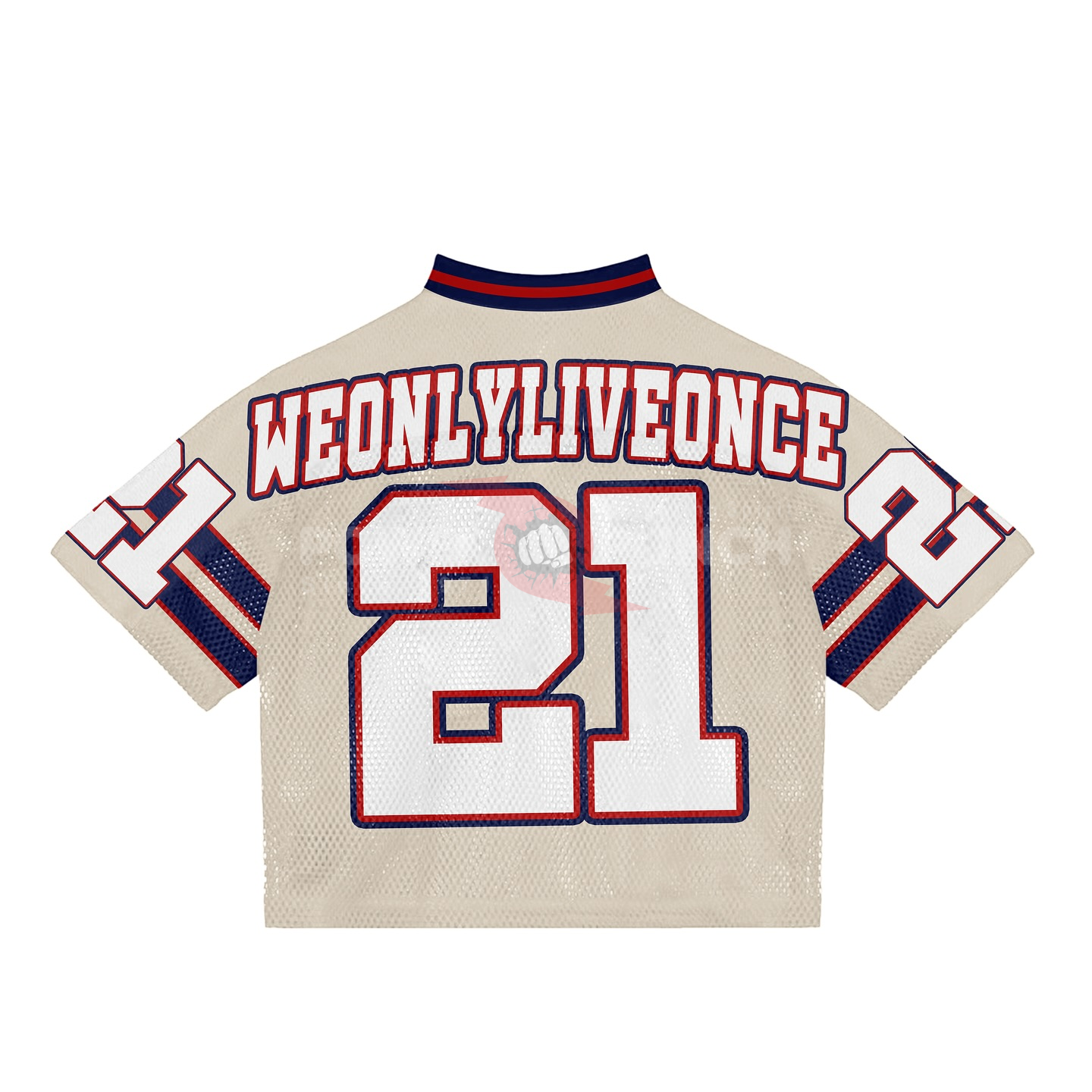 Power Punch High Quality Custom Quick Dry V-Neck Football Jersey Polyester Soccer Shirts Croppe - Angle 2