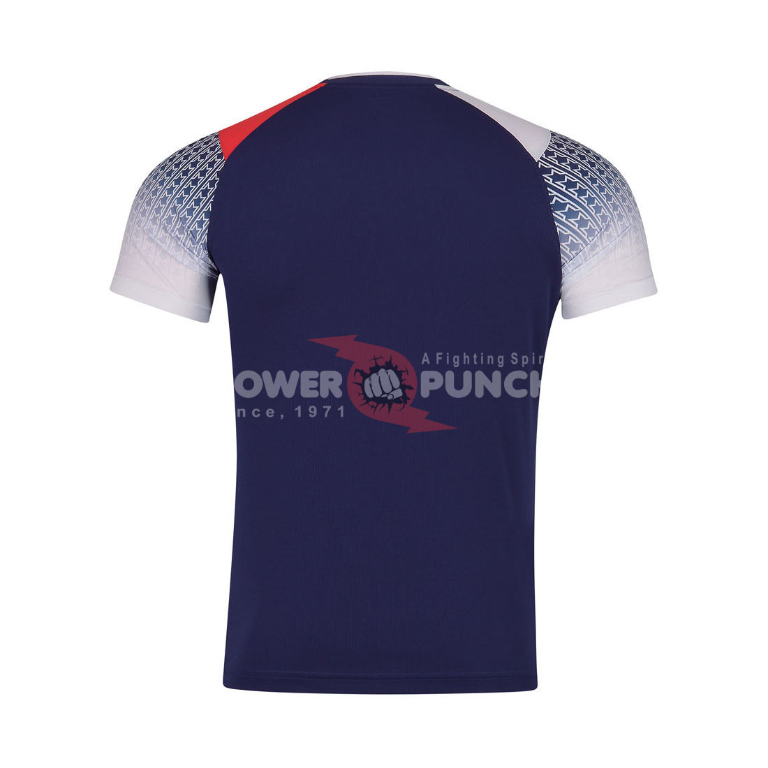 Power Punch Wholesale New Sublimated Tennis T Shirts and Shorts Sublimated Polyester Breathable - Angle 4