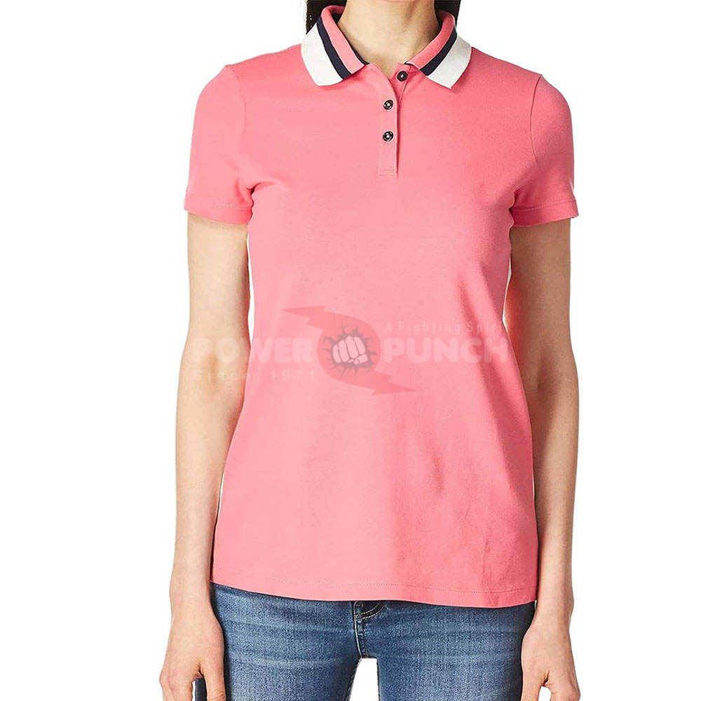Power Punch Custom Female Breathable Collared Shirts Wholesale Blank Women Tennis Polos OEM Lad