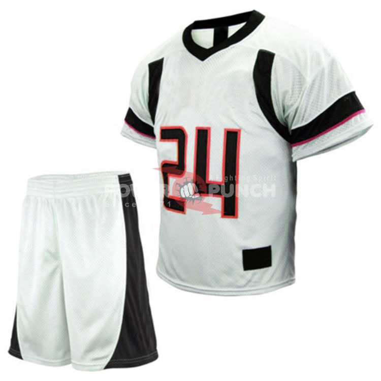 Power Punch Lacrosse Uniforms Top Quality Team Sportswear Lacrosse Jersey and Shorts Sublimated - Angle 3