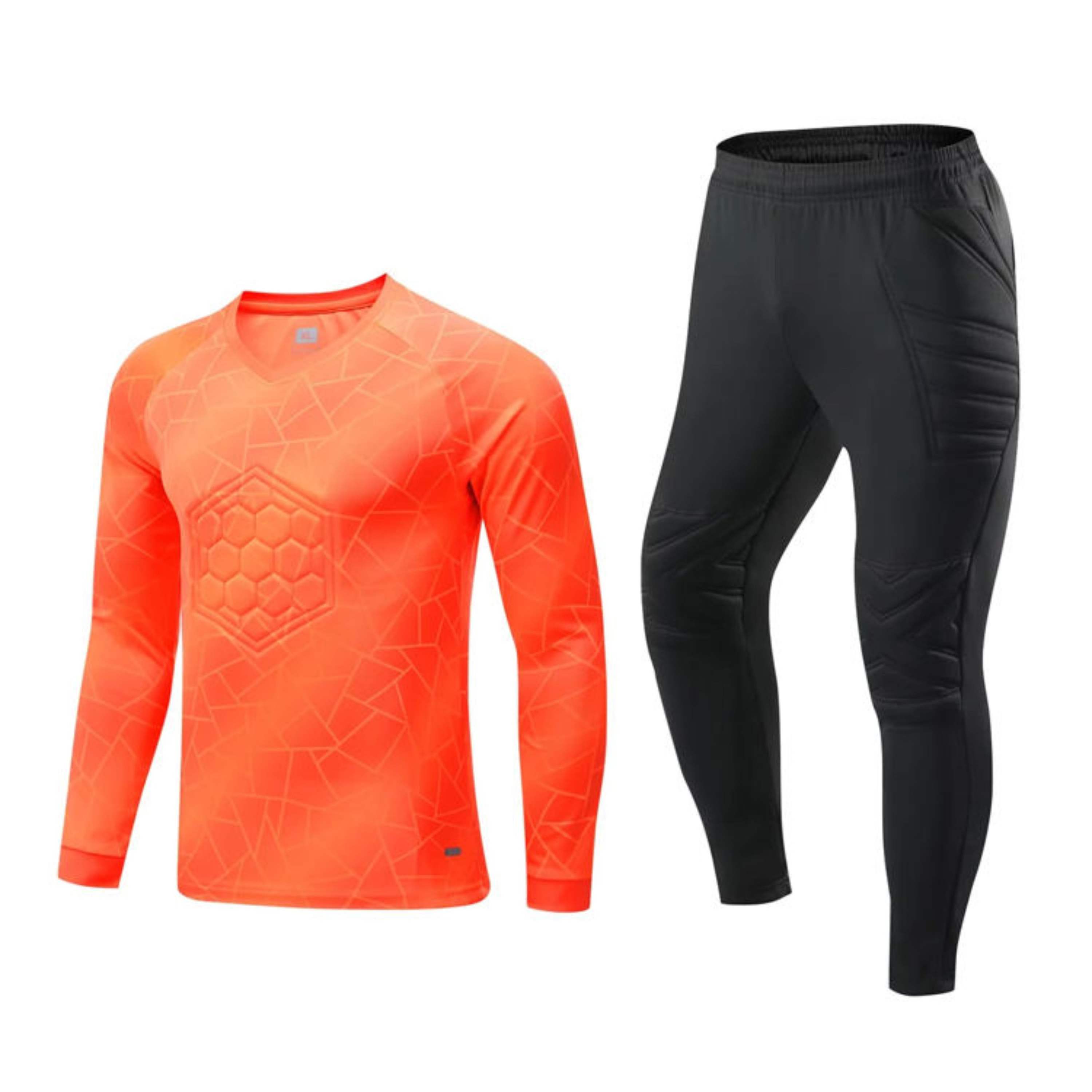 Power Punch Football Jersey Goalkeeper Padded Shirt Football Goal Keeper Jersey Soccer Goalies - Angle 4
