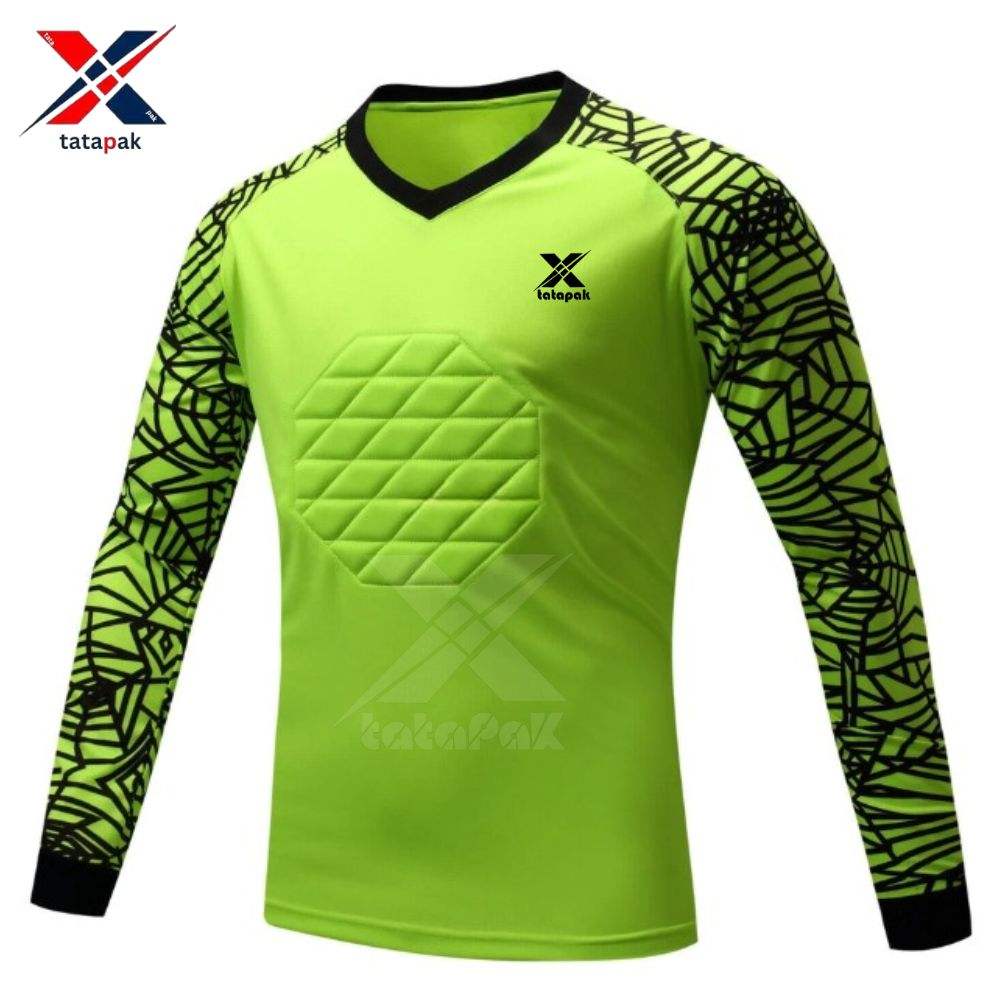 Power Punch Professional Soccer Goalkeeper Uniform With Padded Chest Protection Designed For Un