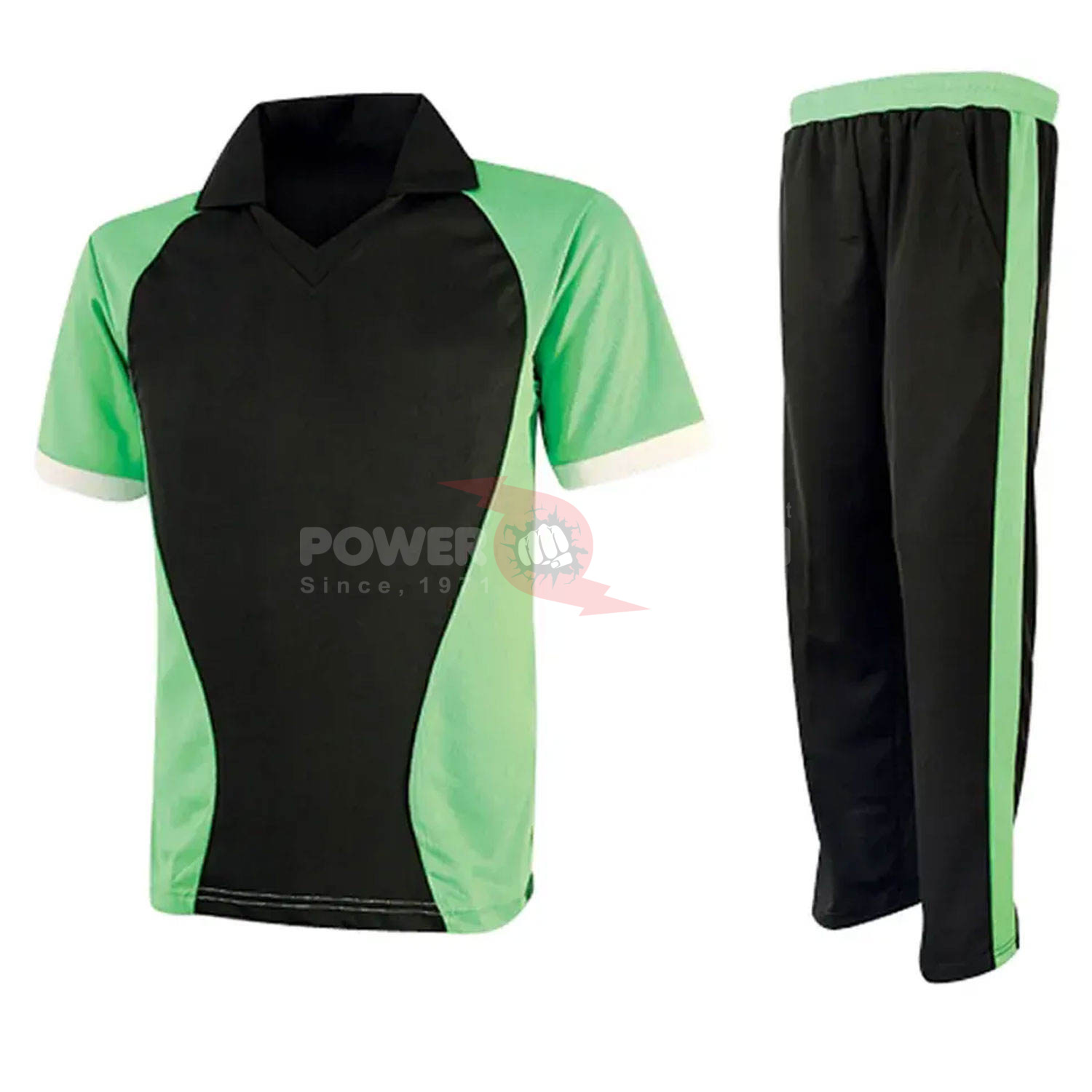 Power Punch Custom Printed Cricket Team Uniforms for Adults-Professional Sports Apparel Breatha
