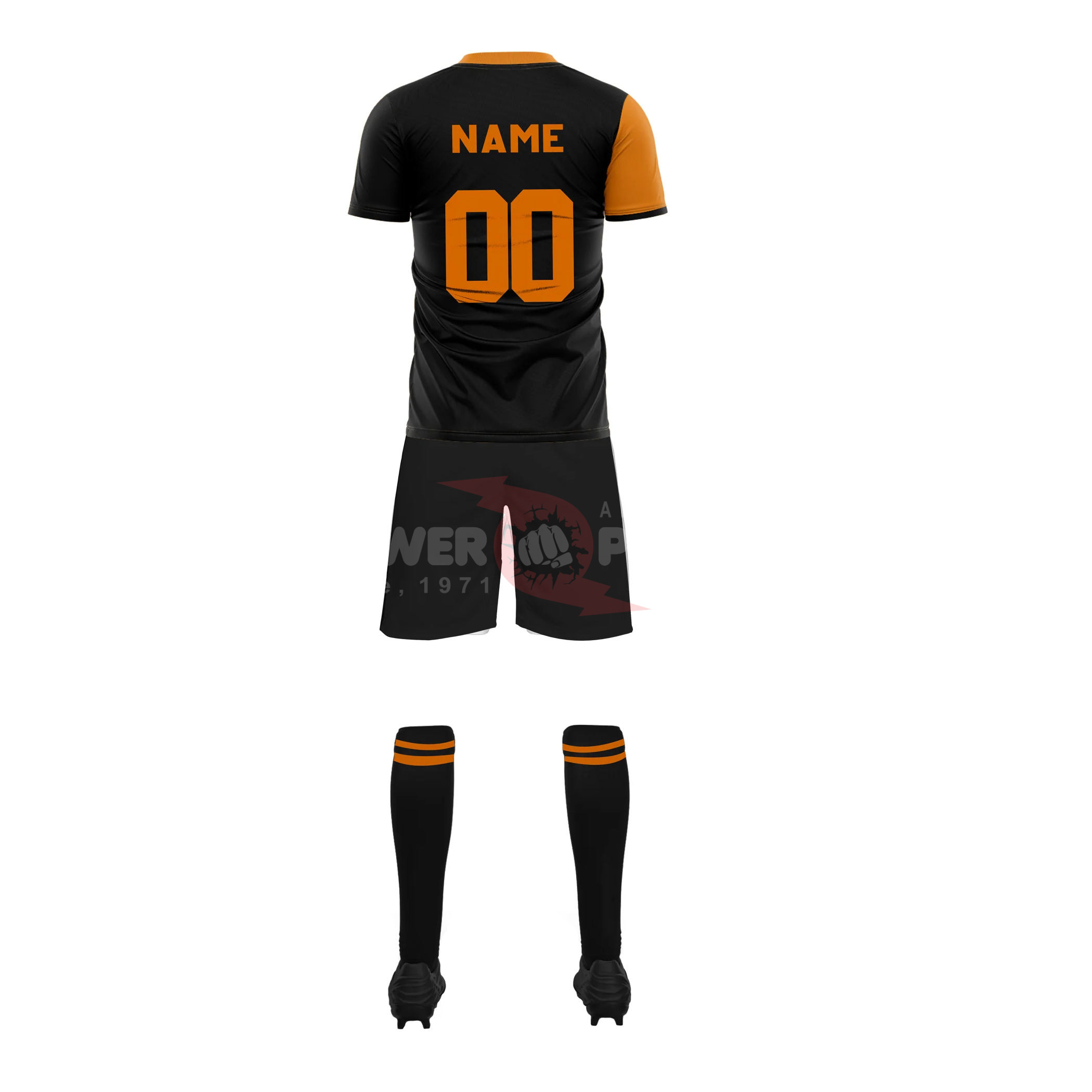 Power Punch Wholesale Soccer Customized Logo Printed soccer T-Shirts And Sublimation Jerssy uni - Angle 4