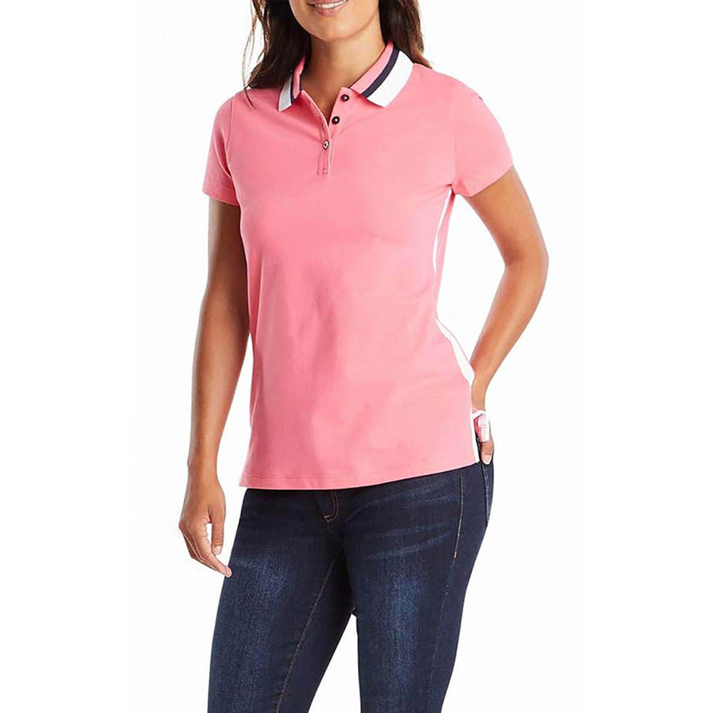 Power Punch Custom Female Breathable Collared Shirts Wholesale Blank Women Tennis Polos OEM Lad - Angle 5