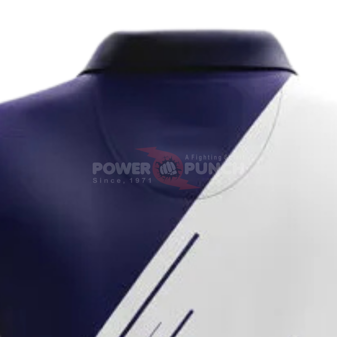 Power Punch Men Customized Breathable Sublimation Cricket Jersey Short Sleeve Sports Shirt Trai - Angle 4