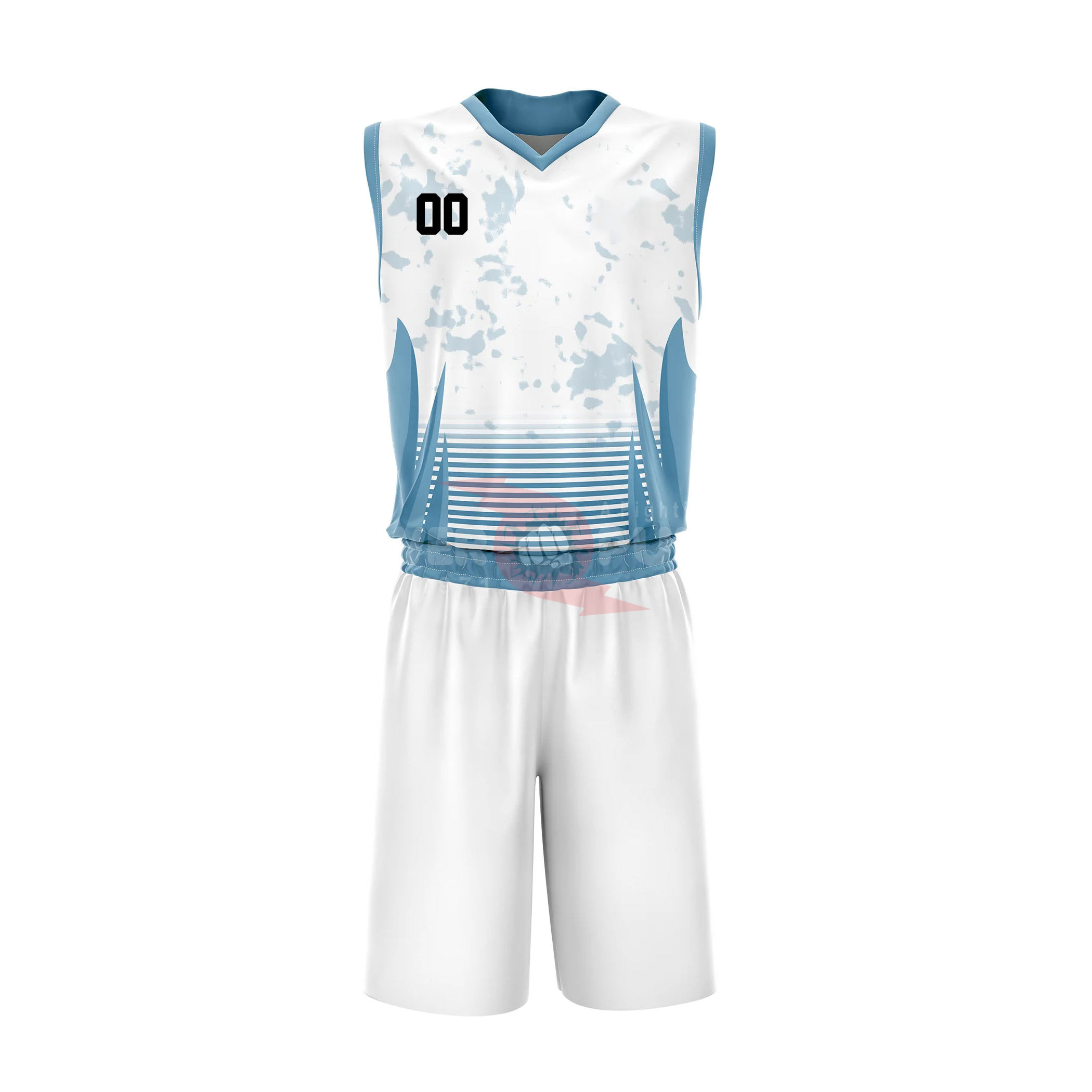 Power Punch 2026 Custom High Quality Basketball Jersey for Adults Polyester Shorts With Blank T - Angle 5