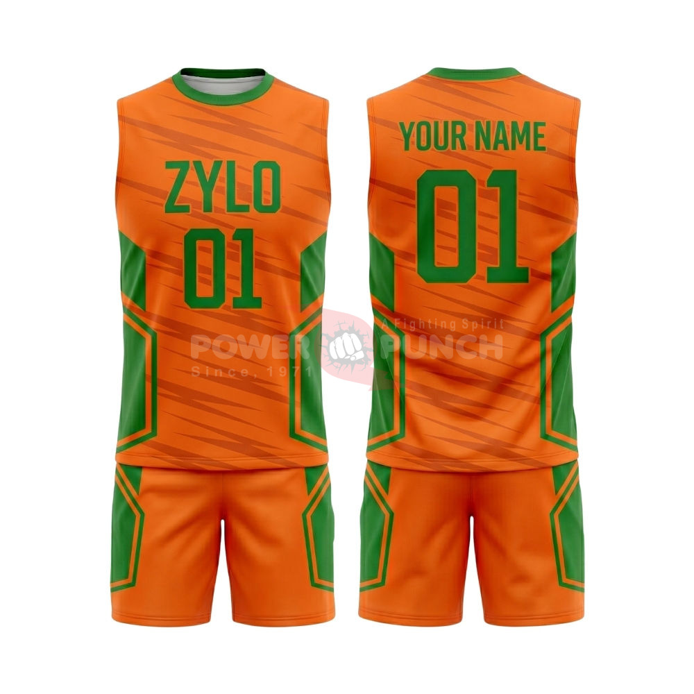 Power Punch Factory Direct 7on7 Football Uniform Flag Football Jerseys Custom Logo Mesh Polyest - Angle 5