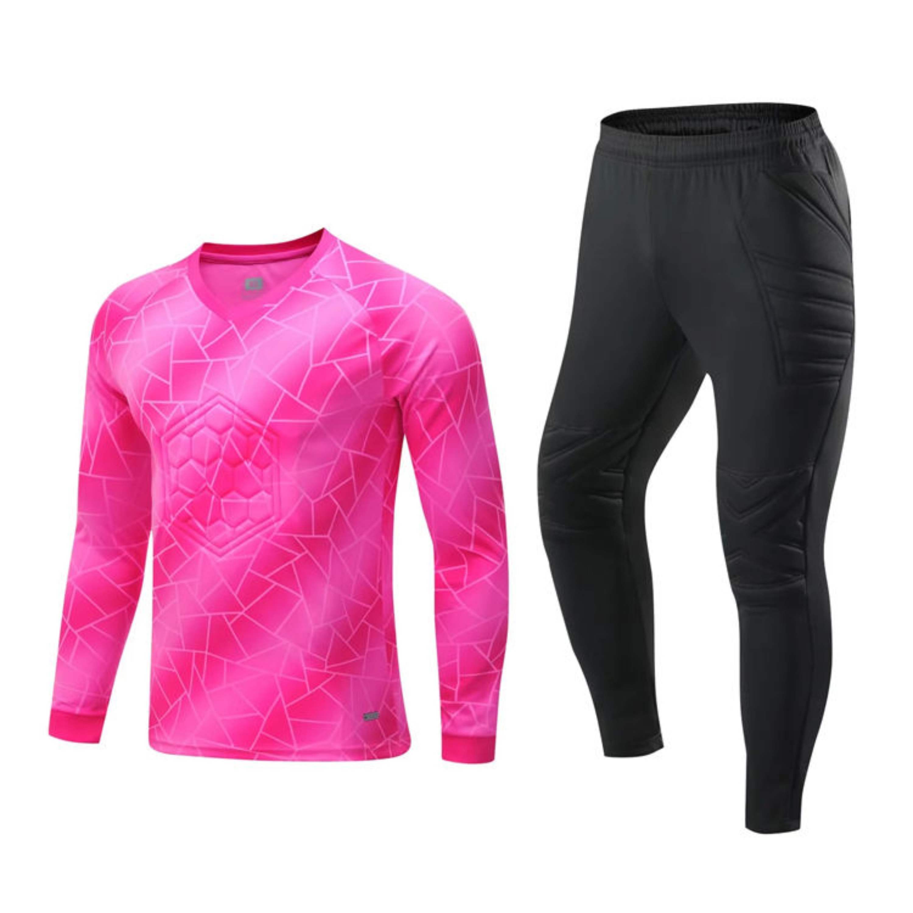 Power Punch Football Jersey Goalkeeper Padded Shirt Football Goal Keeper Jersey Soccer Goalies - Angle 3