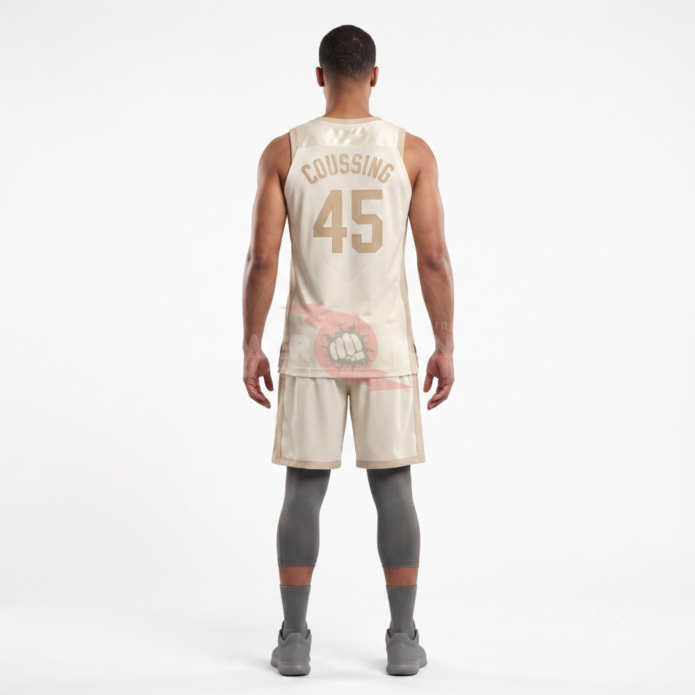 Power Punch Basketball Jerseys Men x27 s Sleeveless V-Neck Printed Sublimated Tank Top Breathab - Angle 5