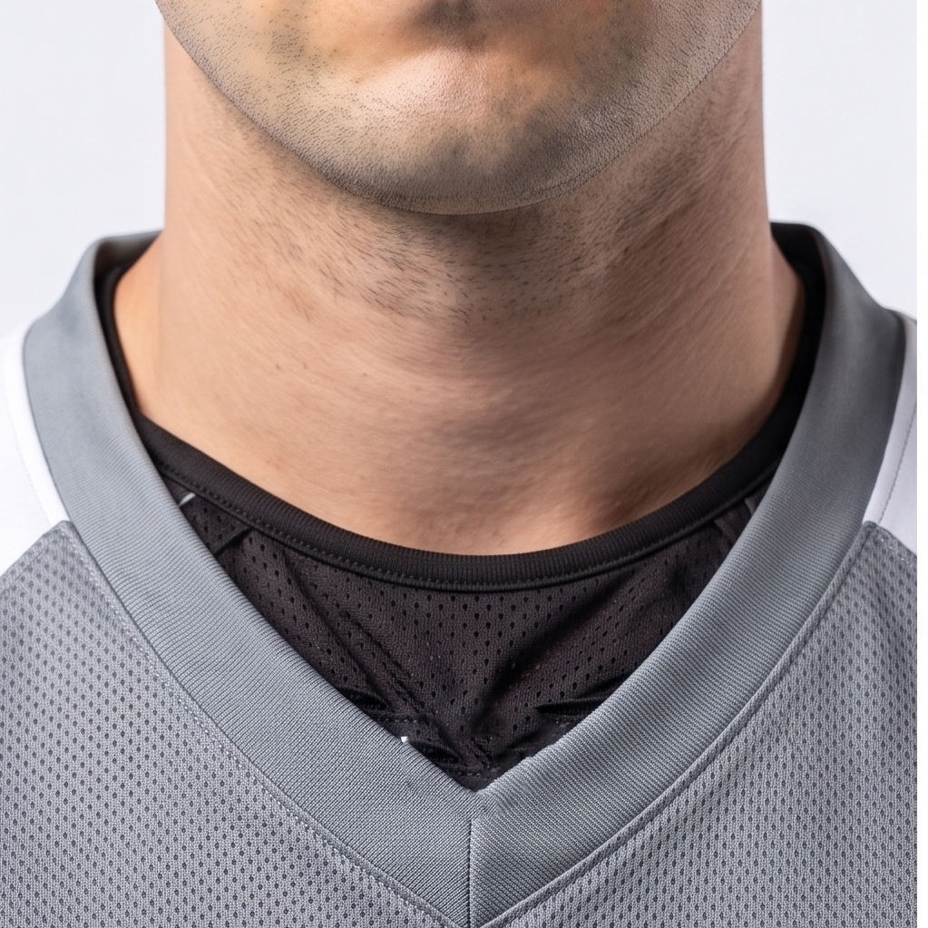 Power Punch Men x27 s Lacrosse Spots Game Jersey V-Neck Men x27 s Lacrosse Jersey Short Sleeve  - Angle 4