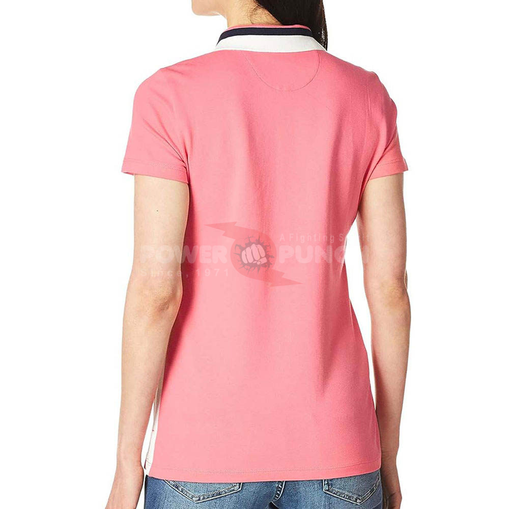 Power Punch Custom Female Breathable Collared Shirts Wholesale Blank Women Tennis Polos OEM Lad - Angle 2