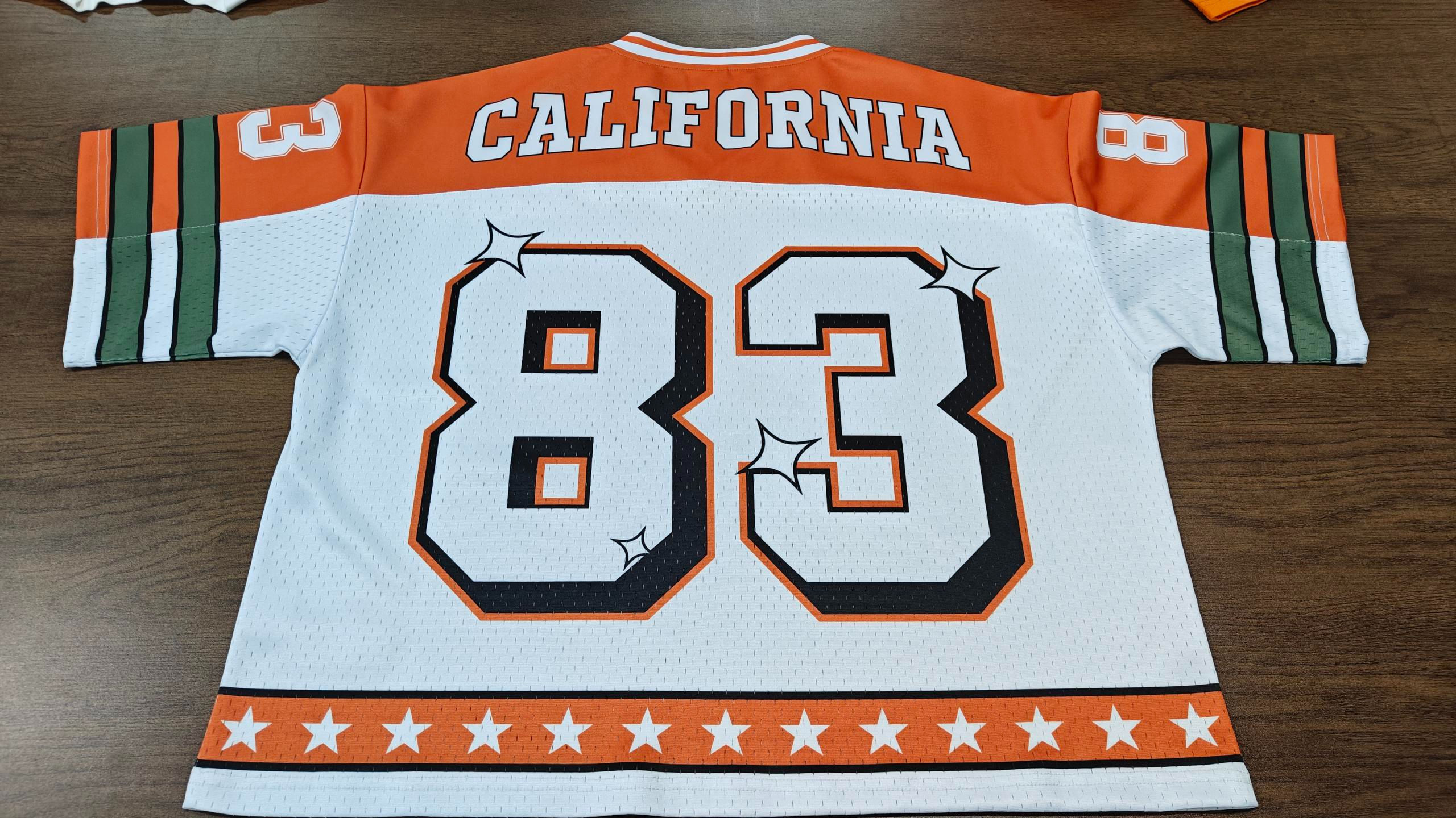 Power Punch Cheap Price Customized American Football Jersey Unisex High Quality Lacrosse Mesh J - Angle 5