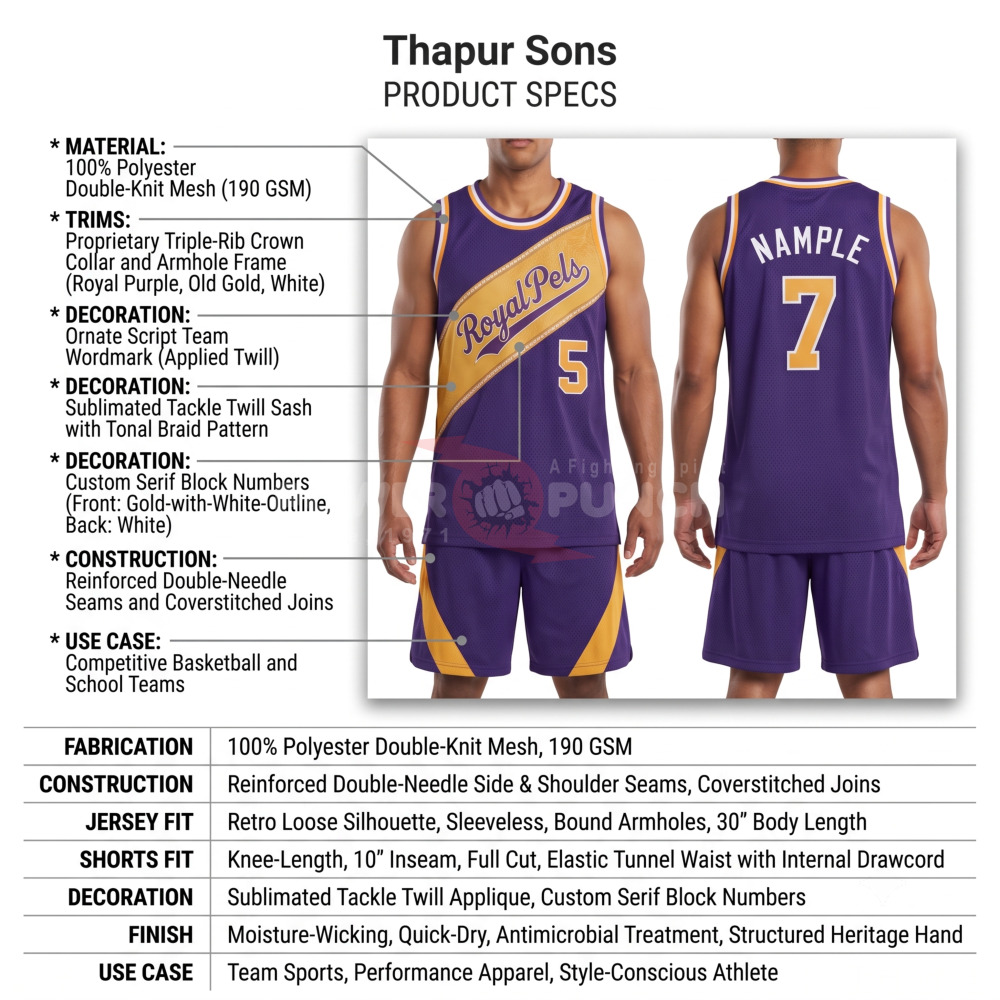Power Punch Basketball Jerseys Men x27 s Sleeveless V-Neck Printed Sublimated Tank Top Breathab - Angle 4