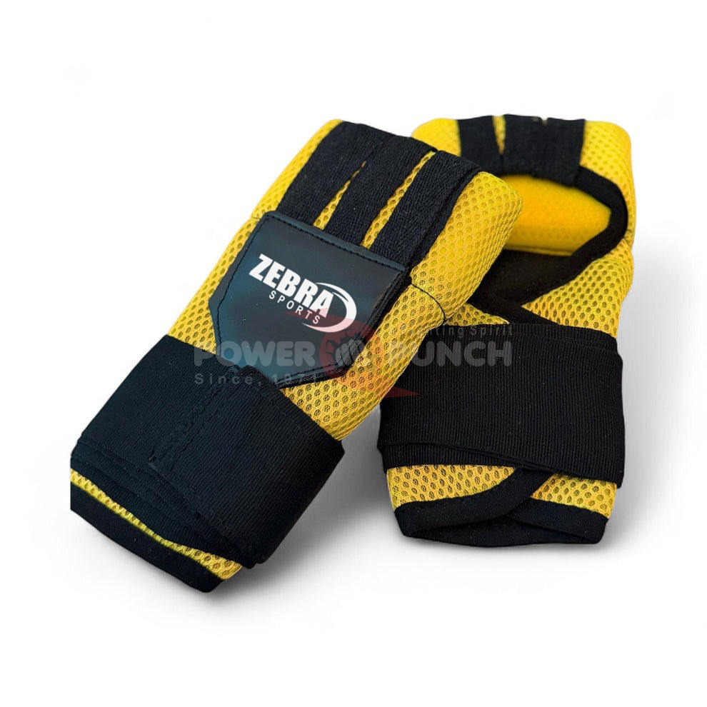 Power Punch Leather Boxing Bandage Wrist Wraps Hand Wrap Belt 5cm Eco-Friendly Angle 4