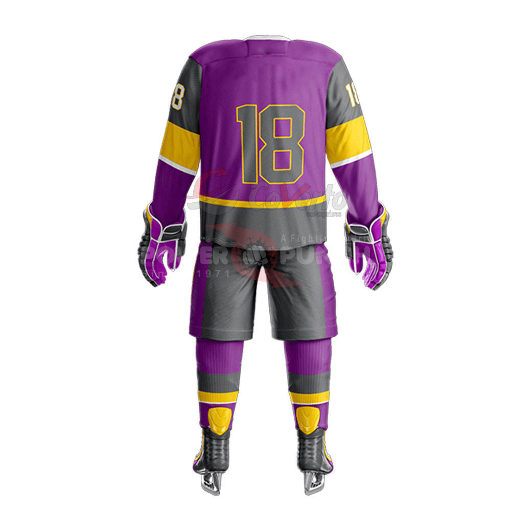 Power Punch Premium Design Ice Hockey Uniform Durable And Comfortable Perfect For Training Prac - Angle 3
