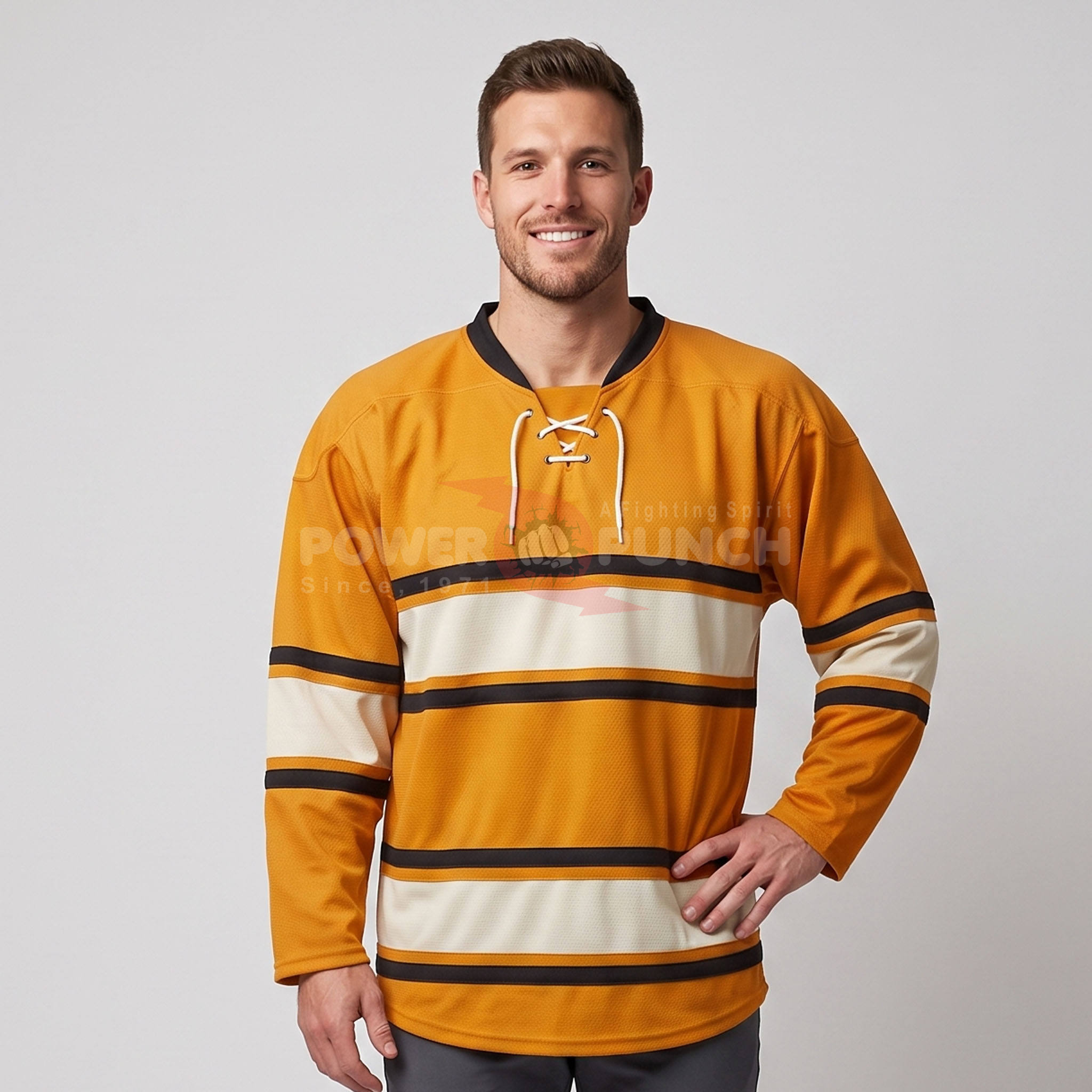Power Punch Full Sublimation Men amp rsquo s Ice Hockey Jersey Men Full Sleeve Ice Shirt Digita
