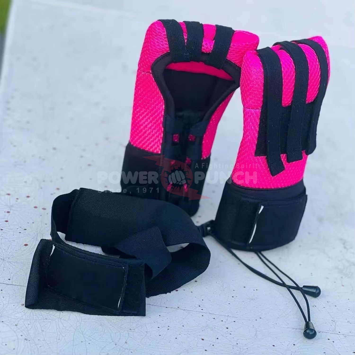 Power Punch Custom Gel Padded Gloves Quick Boxing Hand Wraps with Gel Pad Inner Angle 5