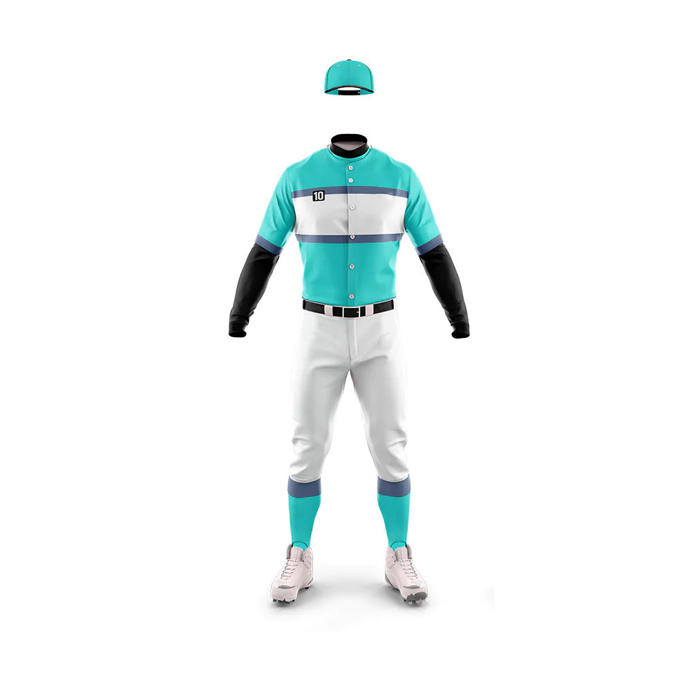 Power Punch Wholesale Custom Heat Transfer Baseball Uniforms with Short Sleeve Breathable Fabri - Angle 3