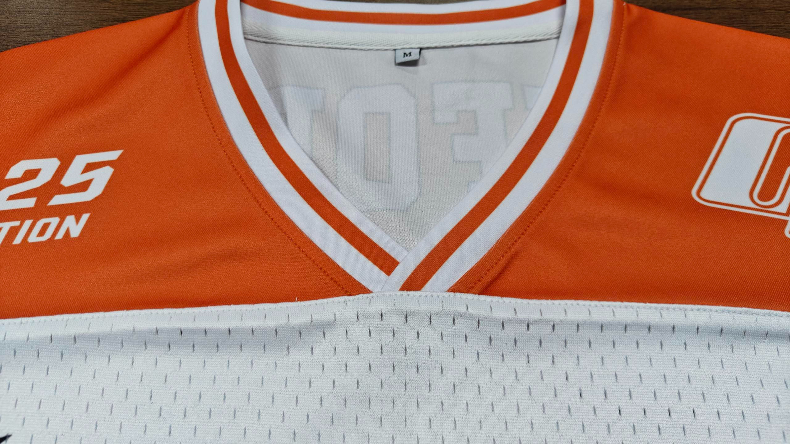 Power Punch Cheap Price Customized American Football Jersey Unisex High Quality Lacrosse Mesh J - Angle 4