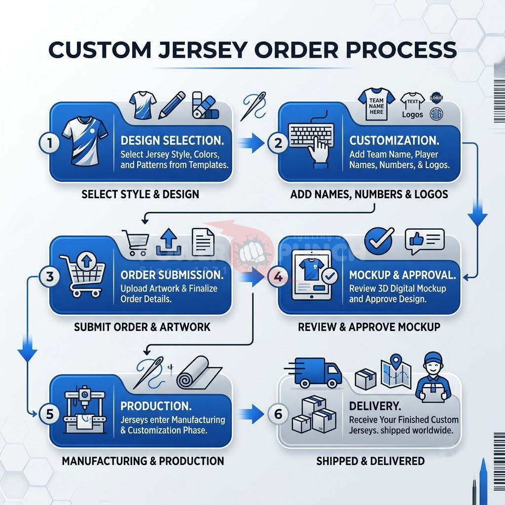 Power Punch New Unisex Custom Number Shirts and Tops for American Football and Soccer Jerseys M - Angle 5