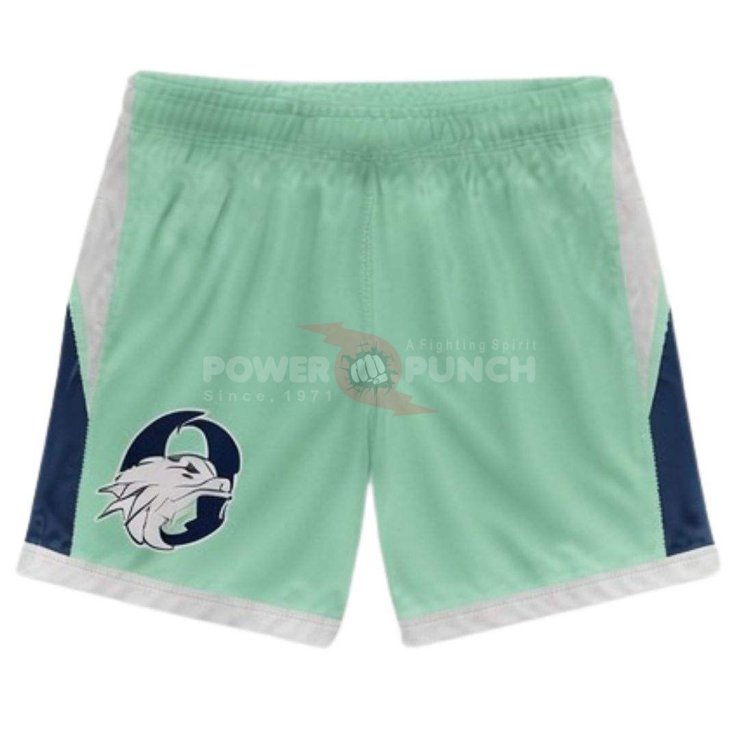 Power Punch Unisex Mint Green Navy Sublimated Lacrosse Uniform Set Lightweight Polyester Revers - Angle 4