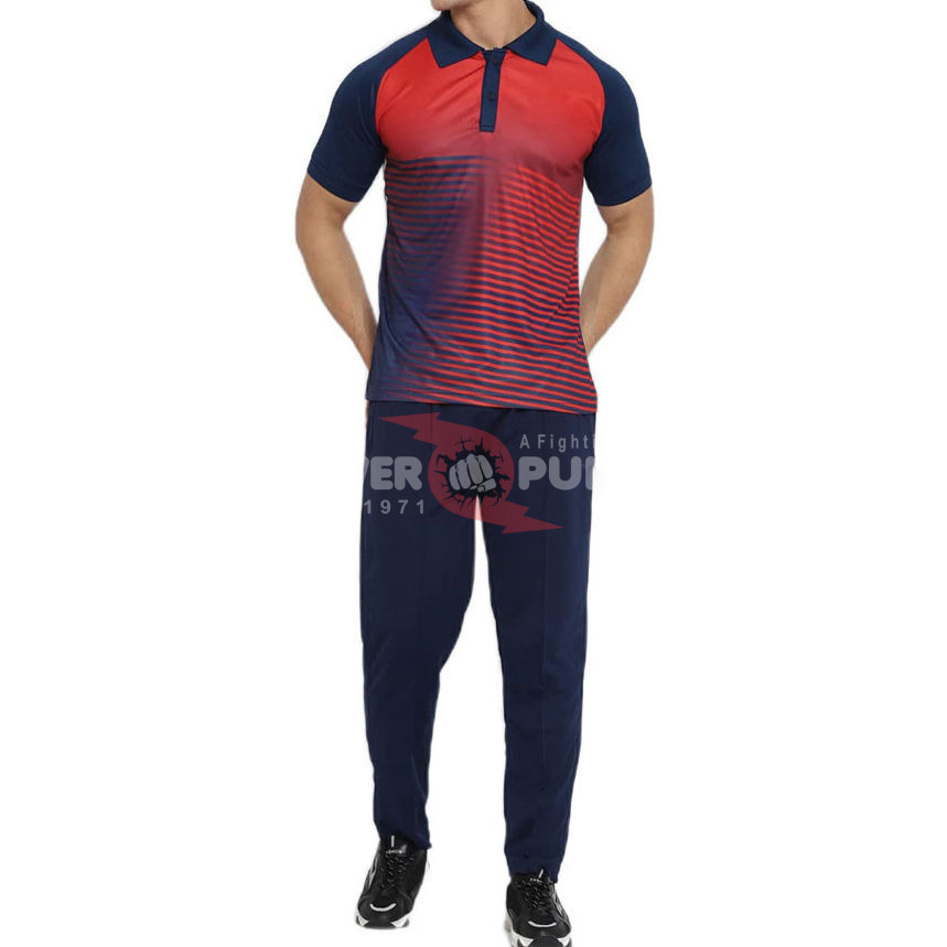 Power Punch New Customized Cricket Uniform With Full Sublimation Patch Logo Design Cricket Kit