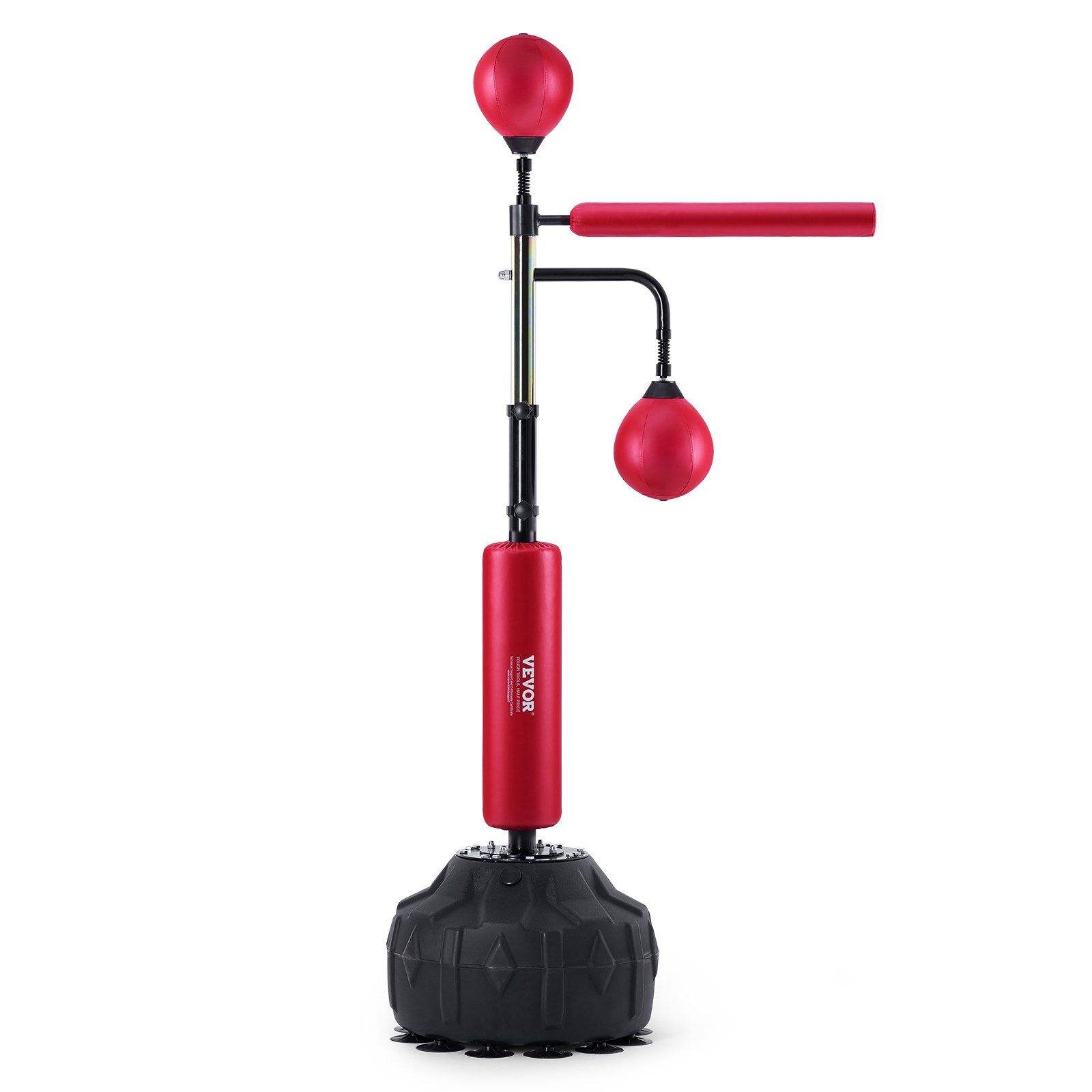 Power Punch Height Adjustable Free Standing Speed Trainer Bag Set for Teens Adults
