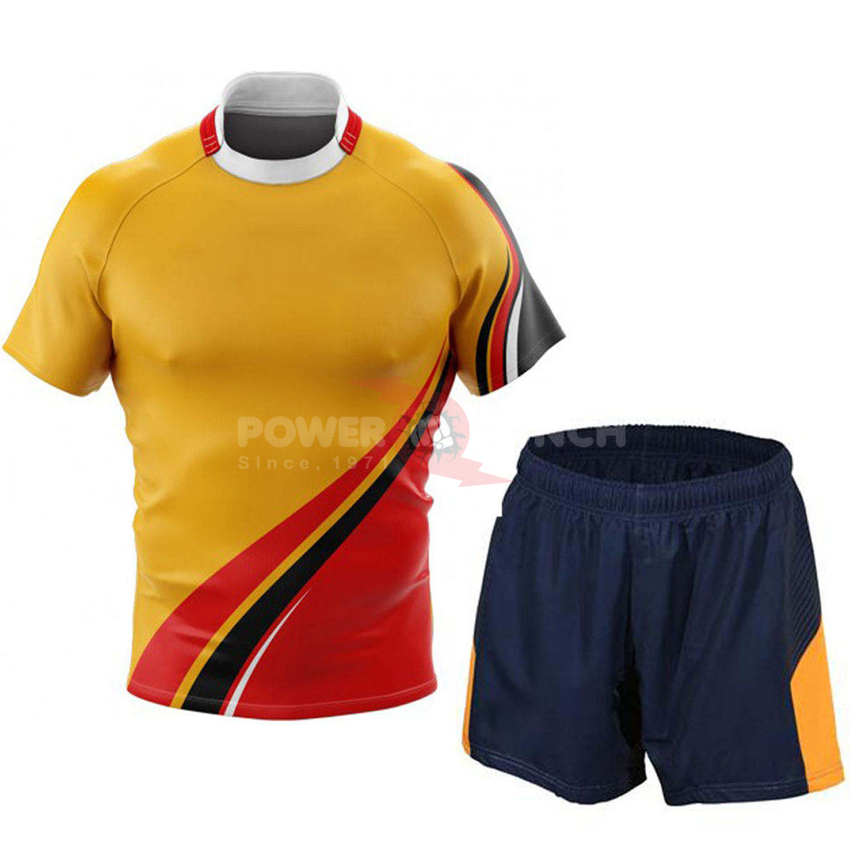 Power Punch Top Quality New Design Sport Club Quick Dry Sublimated Printing Rugby Jerseys Rugby