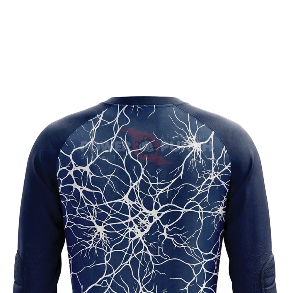 Power Punch Wholesale Sublimation Printed Soccer Goalkeeper Jersey for Adults Custom Team Name - Angle 4