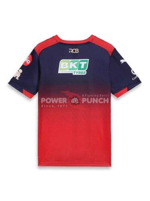 Power Punch RCB IPL Cricket Jersey 2026 Custom Printed Sublimated Polyester Summer Oversized Sp - Angle 5
