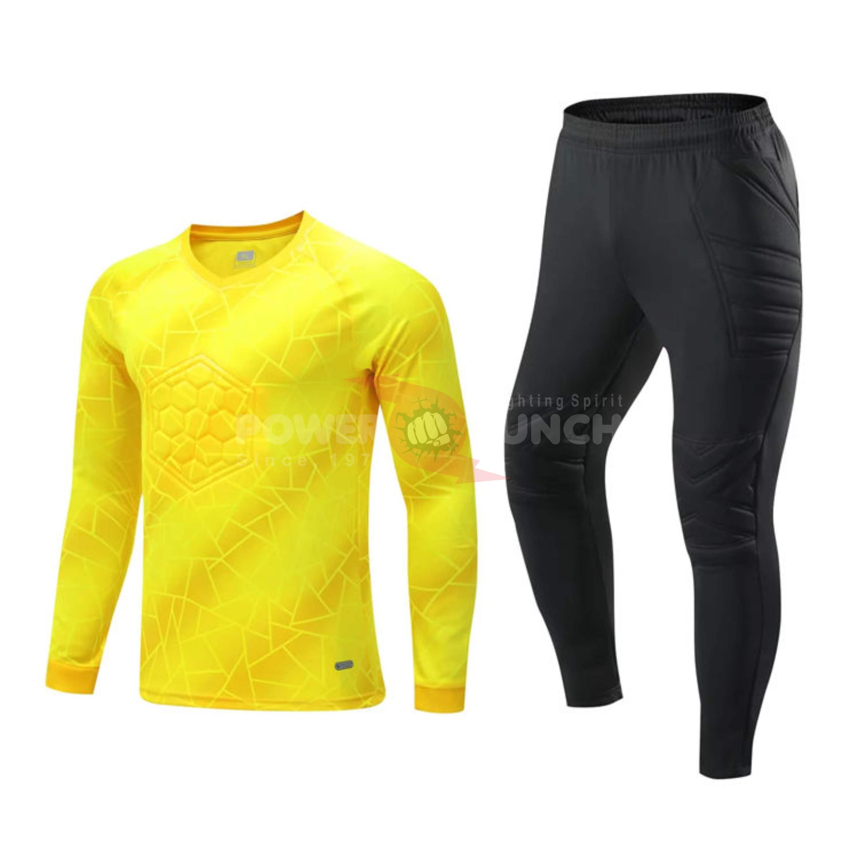 Power Punch Football Jersey Goalkeeper Padded Shirt Football Goal Keeper Jersey Soccer Goalies - Angle 2