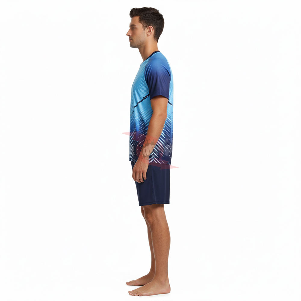Power Punch Custom Soccer Uniform Set Sublimation Football Jersey amp amp Shorts Team Kit - Angle 5