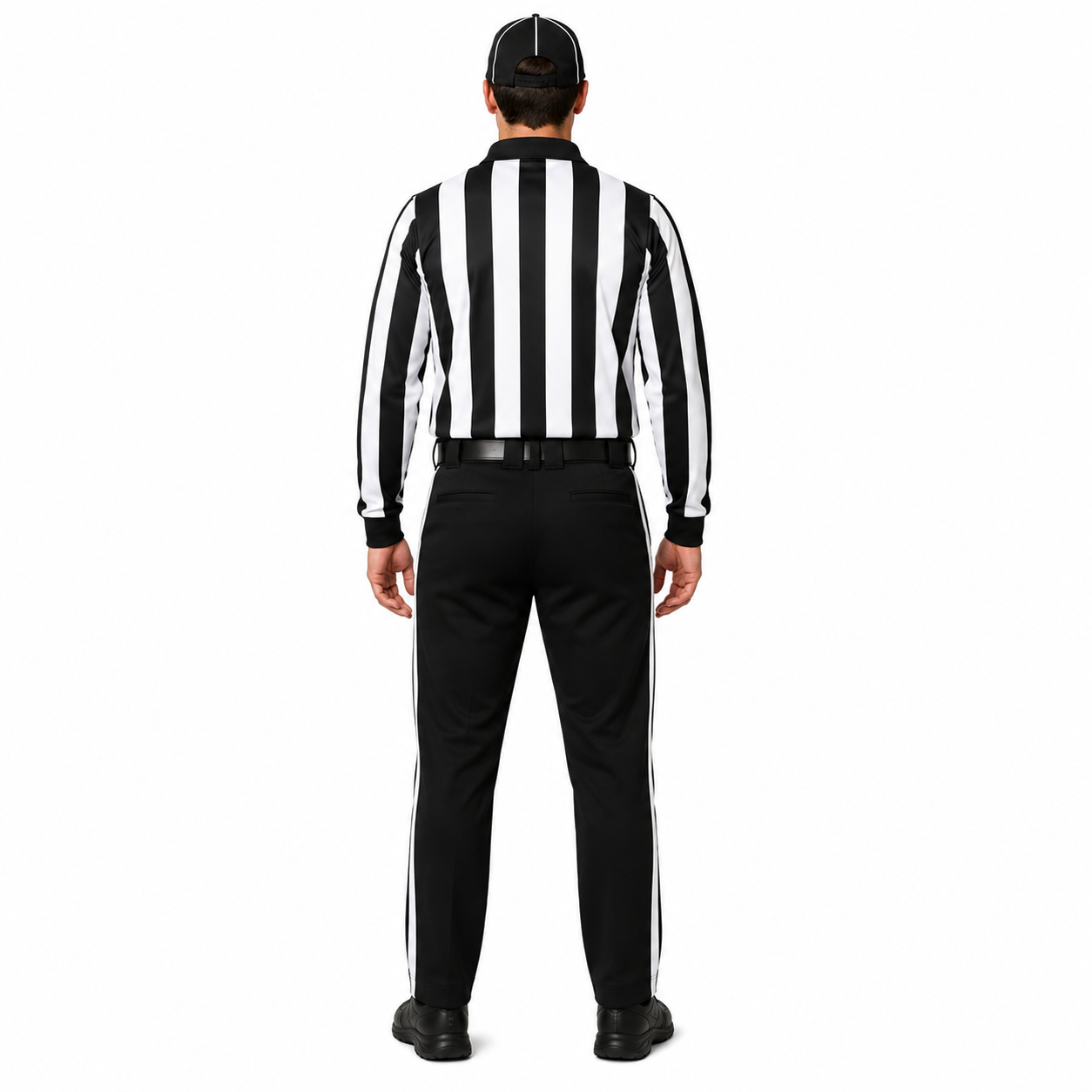 Power Punch Wholesale American Football Referee Uniform Short Printed Dry Fit Team Apparel Soli - Angle 2