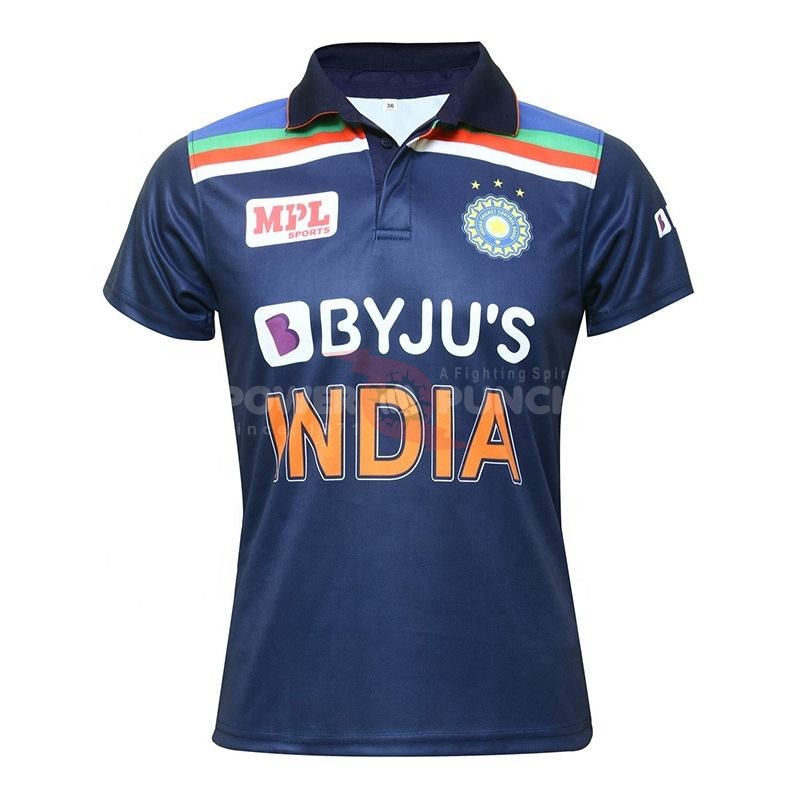Power Punch Low Moq Custom Made Fully Sublimation Print Sportswear Cricket Uniform Jerseys Cric - Angle 2