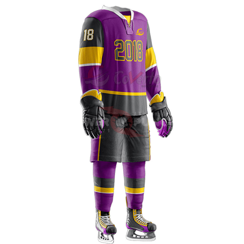 Power Punch Premium Design Ice Hockey Uniform Durable And Comfortable Perfect For Training Prac - Angle 4