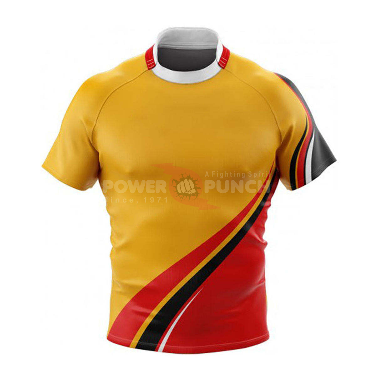 Power Punch Top Quality New Design Sport Club Quick Dry Sublimated Printing Rugby Jerseys Rugby - Angle 2