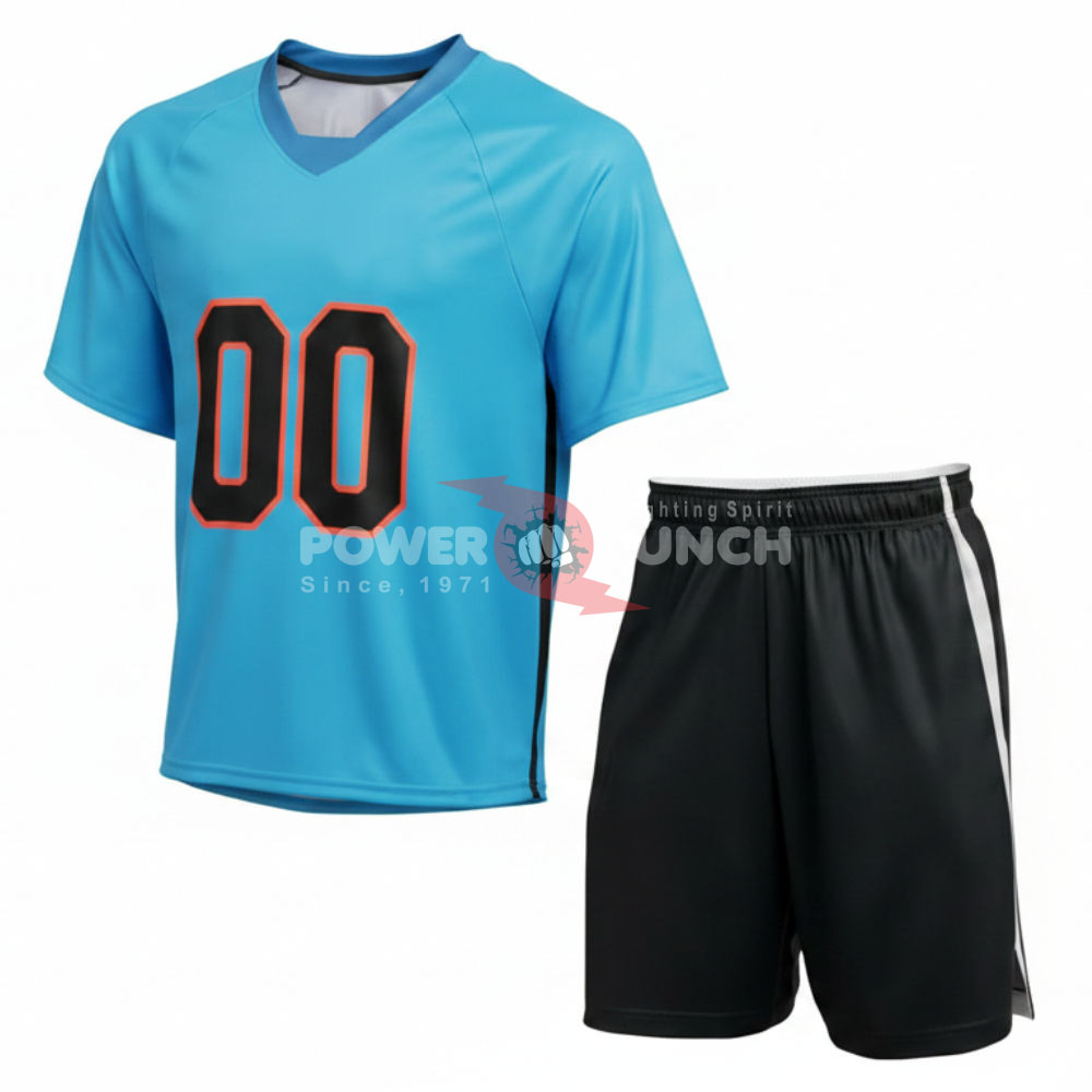 Power Punch Premium Quality Lacrosse Uniform Set Adult Unisex Polyester Breathable Sublimation  - Angle 5