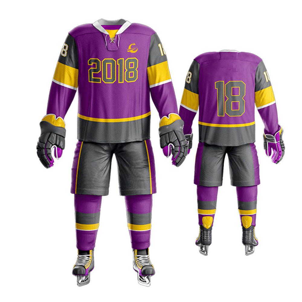 Power Punch Premium Design Ice Hockey Uniform Durable And Comfortable Perfect For Training Prac