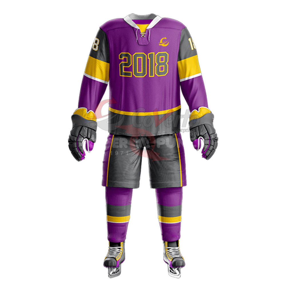 Power Punch Premium Design Ice Hockey Uniform Durable And Comfortable Perfect For Training Prac - Angle 2