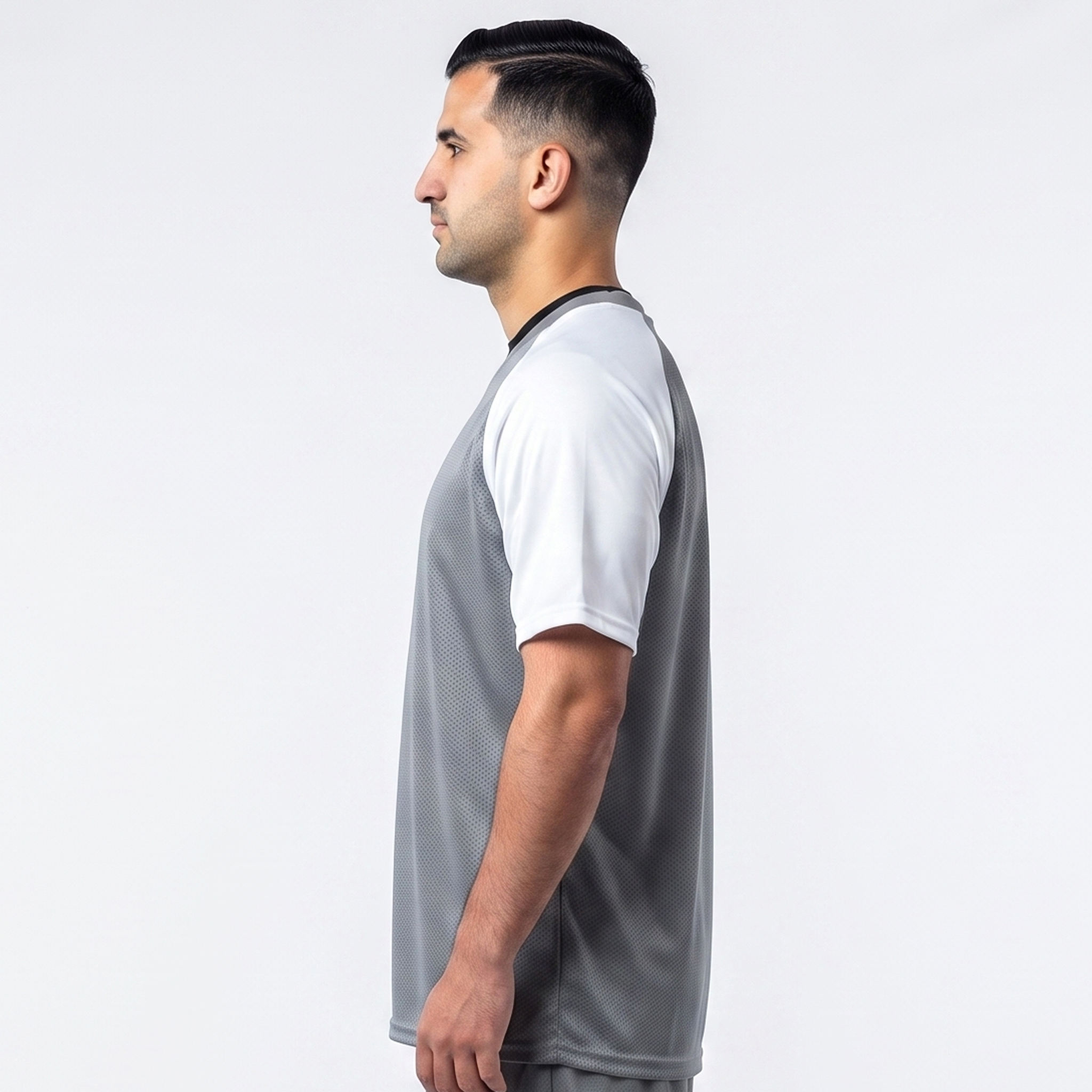 Power Punch Men x27 s Lacrosse Spots Game Jersey V-Neck Men x27 s Lacrosse Jersey Short Sleeve  - Angle 3