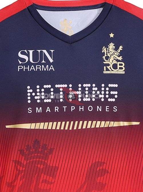 Power Punch RCB IPL Cricket Jersey 2026 Custom Printed Sublimated Polyester Summer Oversized Sp - Angle 3