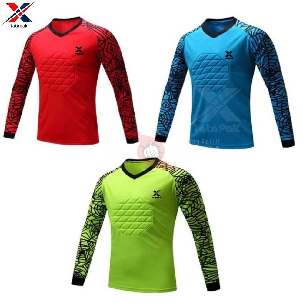 Power Punch Professional Soccer Goalkeeper Uniform With Padded Chest Protection Designed For Un - Angle 5