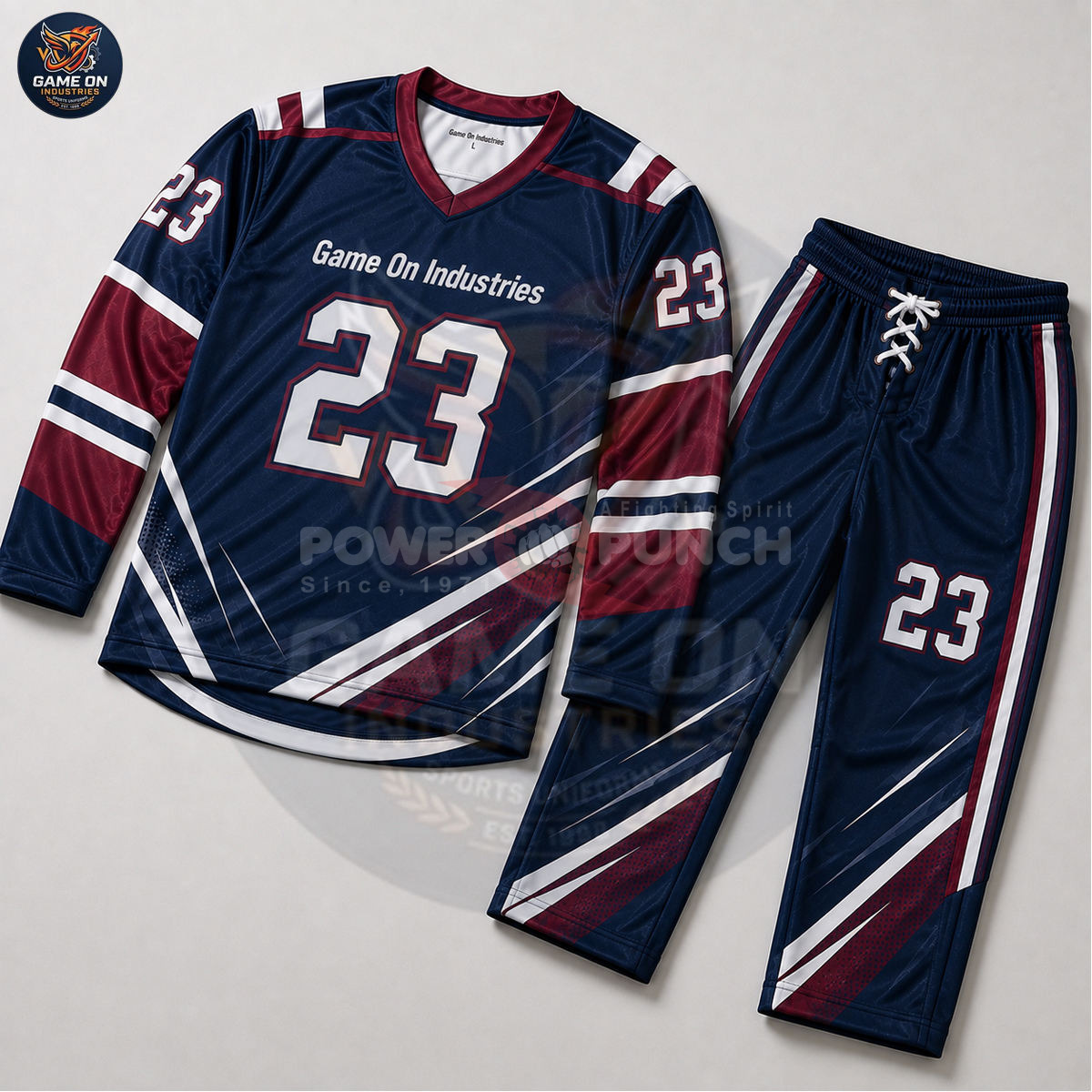Power Punch Quick Dry Athletic Sportswear Manufacturer Team Wear Comfortable Top Selling Custom - Angle 5