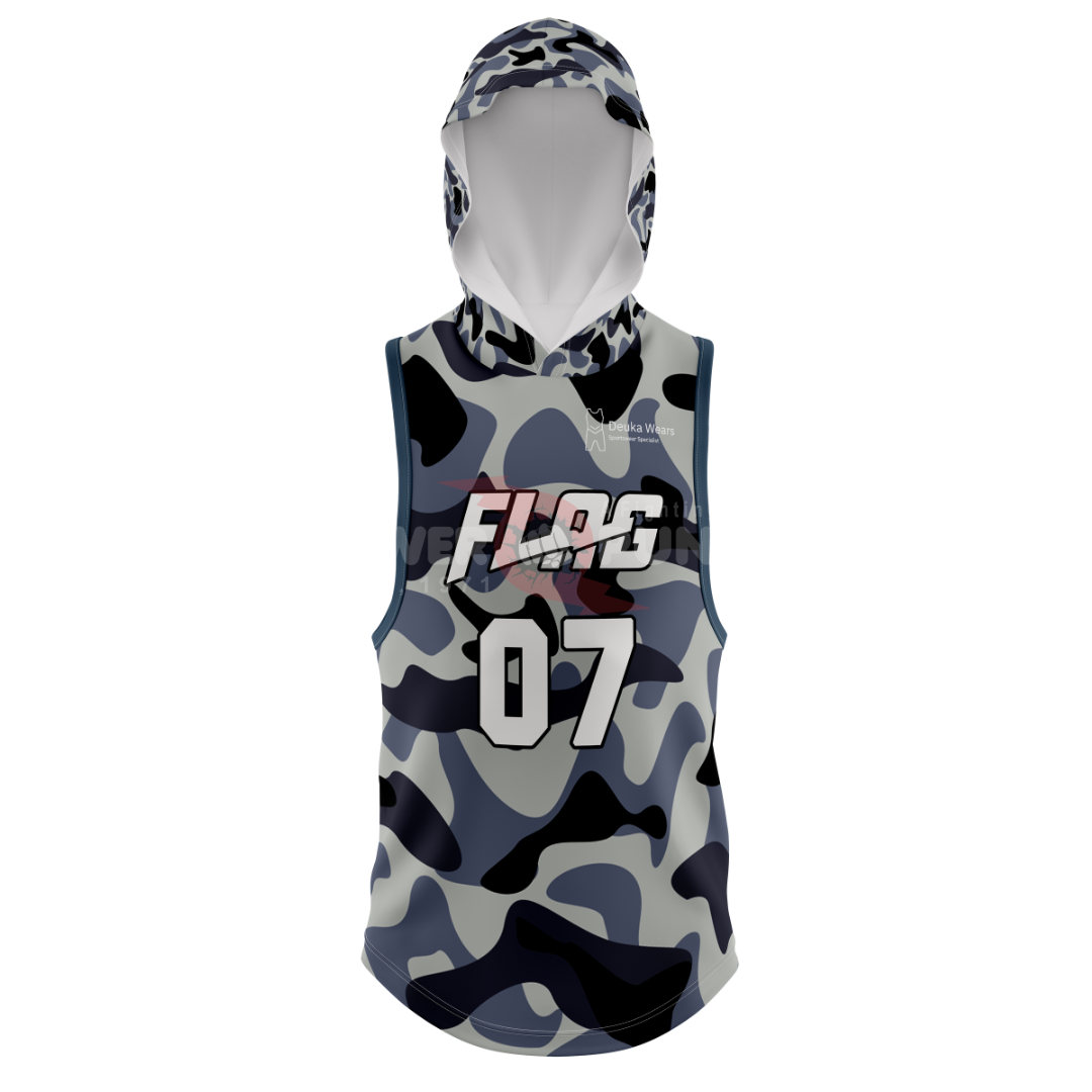 Power Punch Custom American Football 7v7 Heat-Transfer Printed Flag Football Uniform Plus Size - Angle 5
