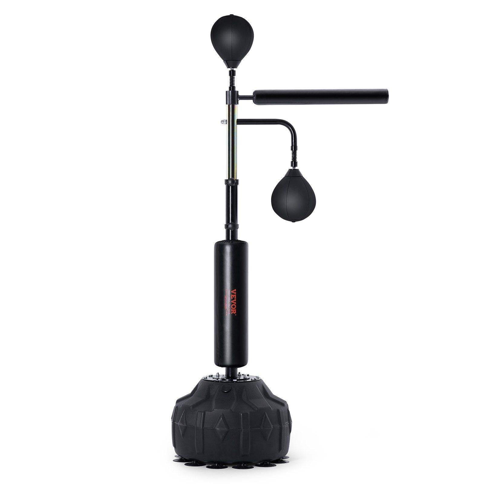 Power Punch Height Adjustable Free Standing Black Large Base Punching Bag Stand