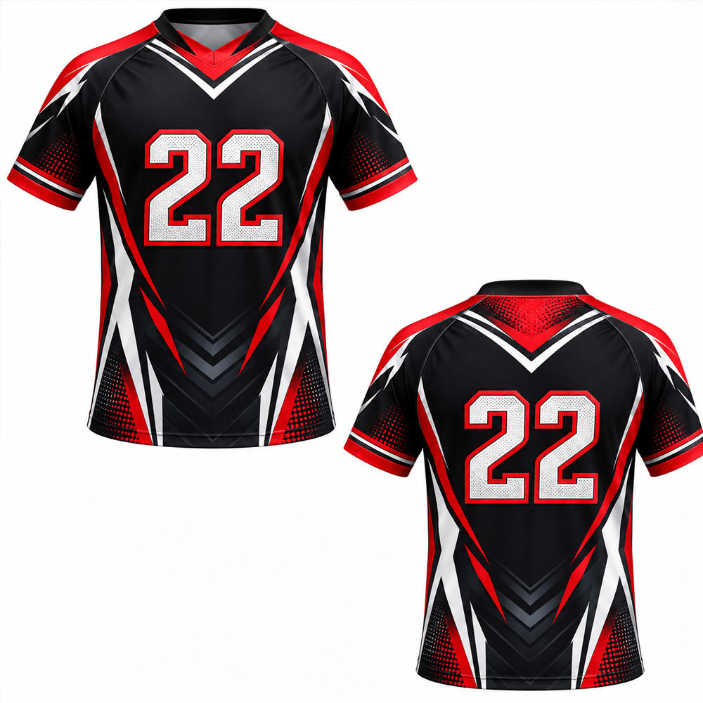 Power Punch Factory Manufacturing Cheap Price Customized Lacrosse Jersey Top Quality Sublimatio